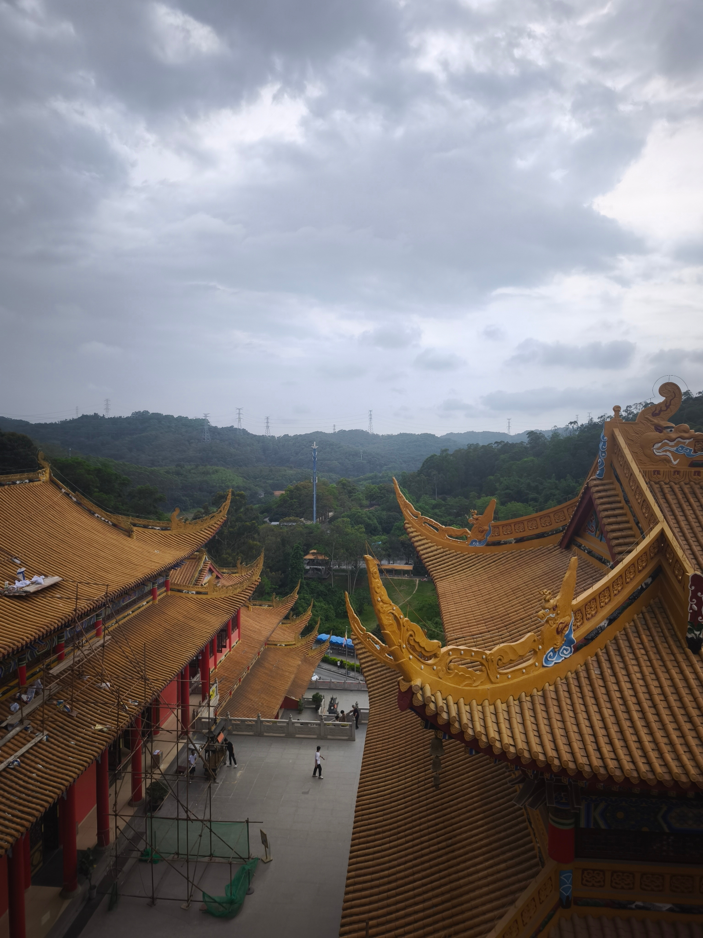 Mountain temple in southern China